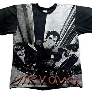 Vintage Nirvana Kurt Cobain Rebel Shirt